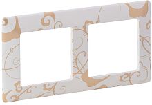 Рамка универсальная Legrand Valena Life 2-м. ампир белый картинка